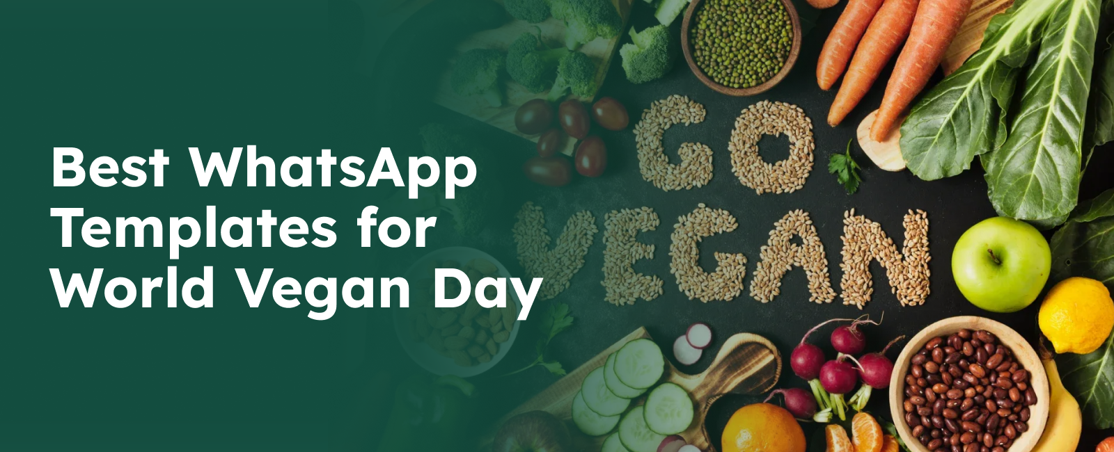 WhatsApp templates for world vegan day