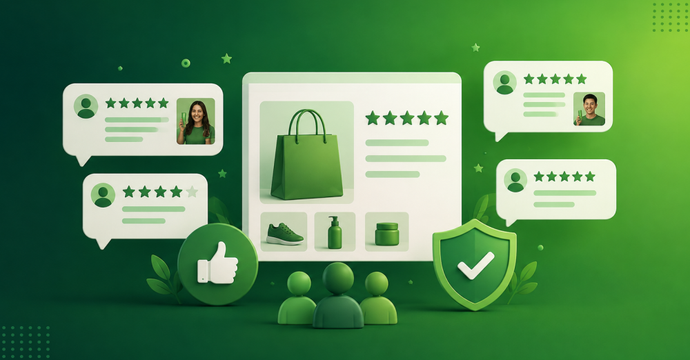 reseñas de clientes y prueba social
