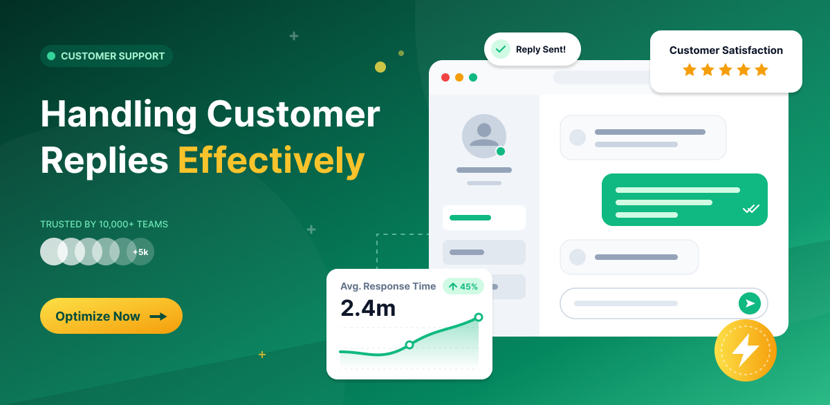 handling customer replies effectively