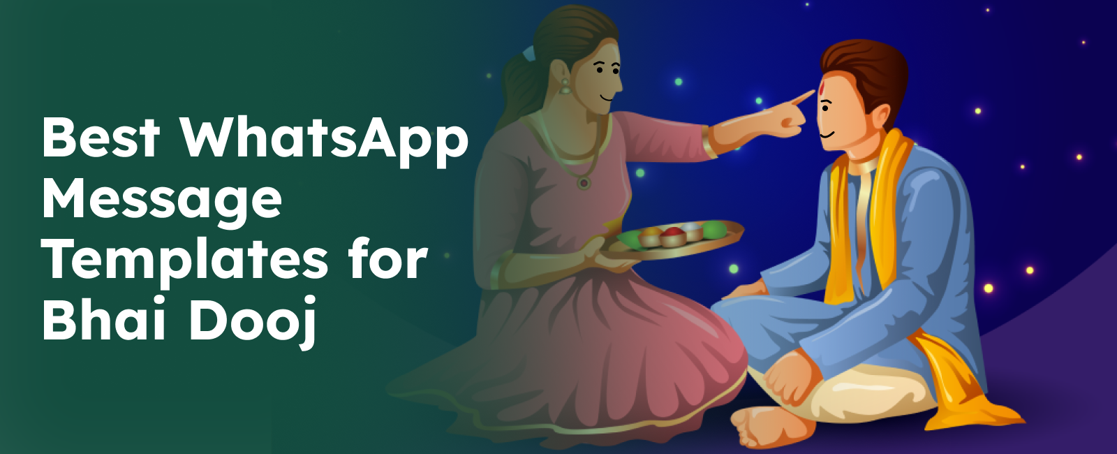 WhatsApp message templates for Bhaidooj