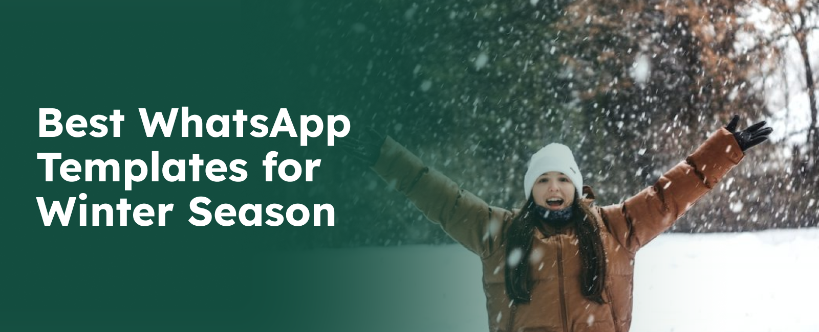 WhatsApp message templates for winter season