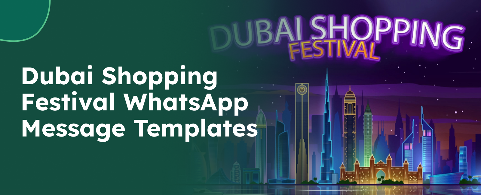 WhatsApp templates for Dubai Shopping Festival