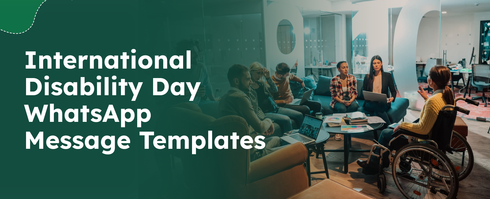 WhatsApp templates for International disability day