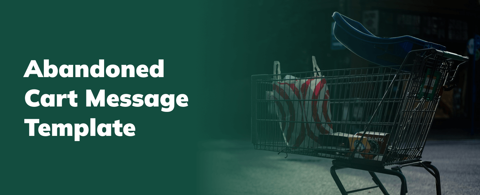 WhatsApp message templates for cart abandonment 