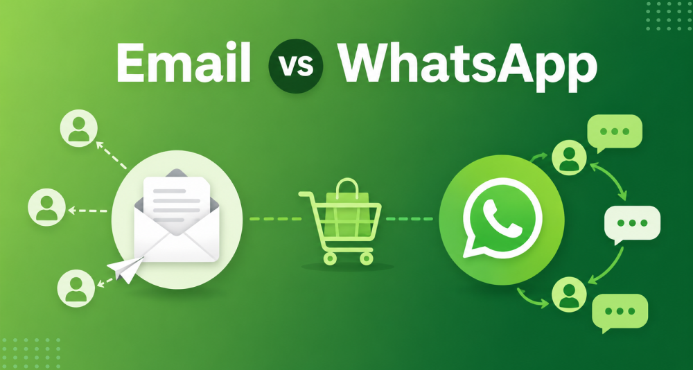 E Mail im Vergleich zu WhatsApp