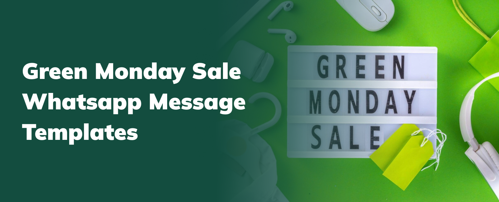 green monday template banner