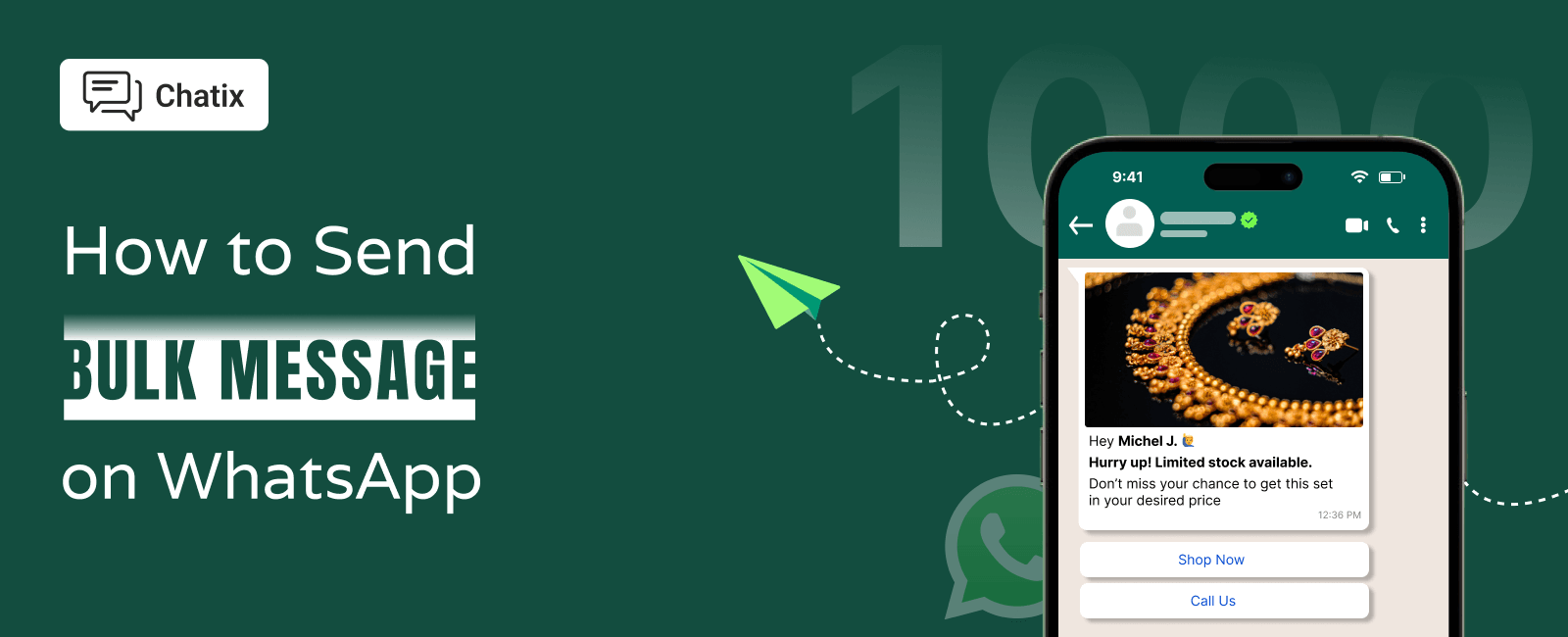 How to send 10000 message on WhatsApp
